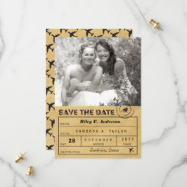 Save the Date Zielmarke Foto-Karte
