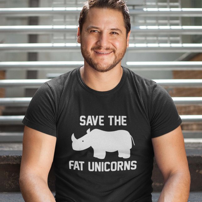 Save The Fat Unicorns T-Shirt (Von Creator hochgeladen)
