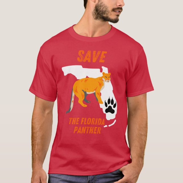 Save The Florida Panther T-Shirt (Vorderseite)