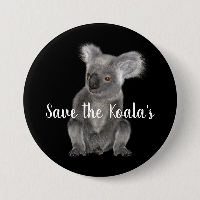 Save the Koala’s Button (Vorderseite)