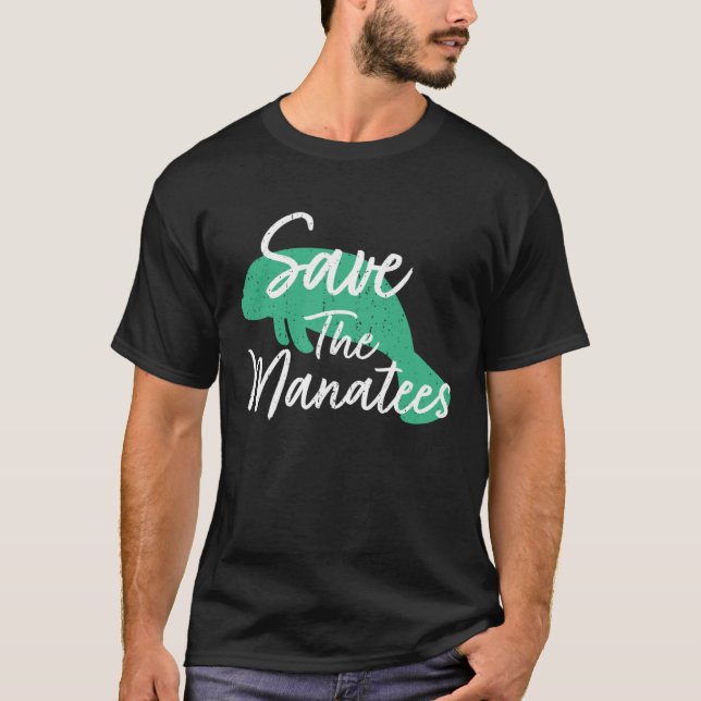 Save The Manatees T-Shirt (Vorderseite)