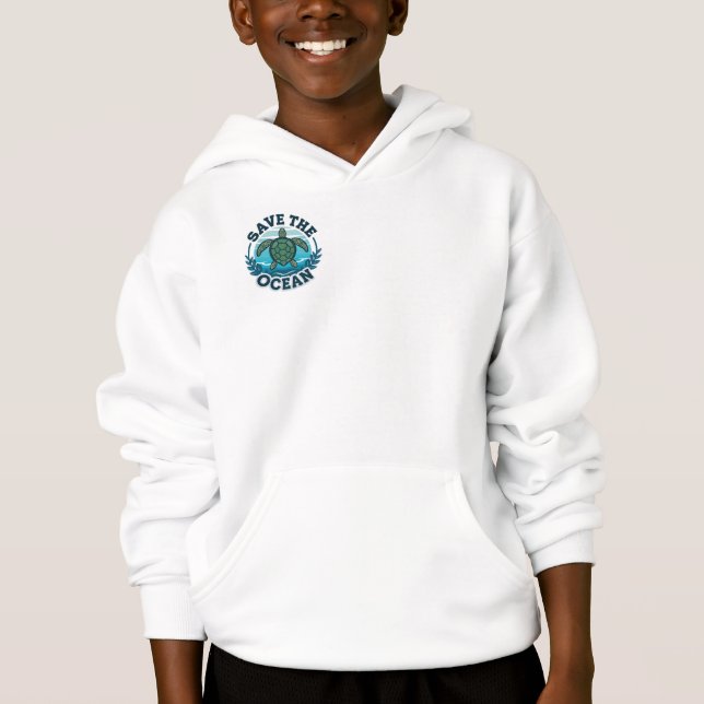 save the ocean sweatshirt (Vorderseite)