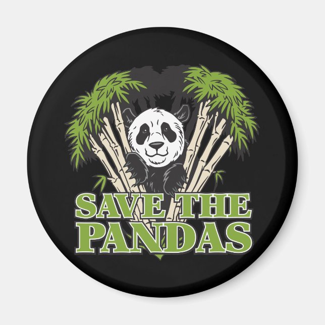 Save the Pandas Magnet (Vorne)