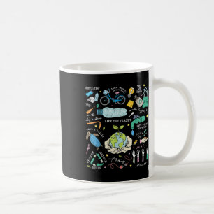 Save the Planet Reduce Reuse Recycle Earth Day ENV Kaffeetasse