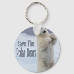 Save The Polar Bears Schlüsselanhänger