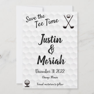 "Save the Tee Time" Enregistrer la carte de date -