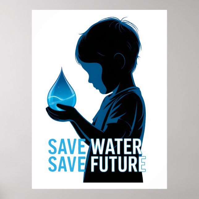 Save Water Save Future Poster (Vorne)