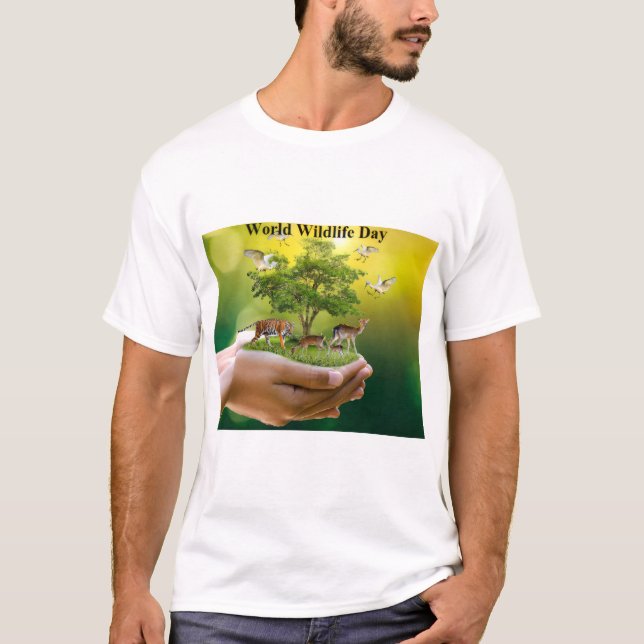 Save Wildlife & Protect Nature GraphicT-Shirt T-Shirt (Vorderseite)