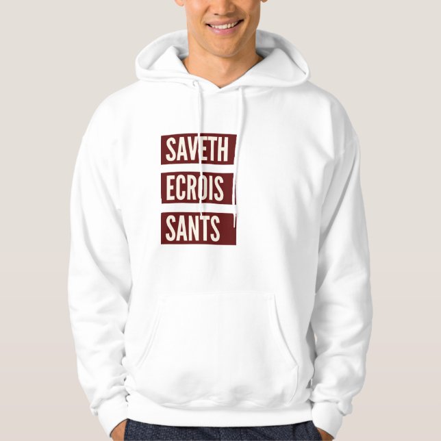 SAVETHECROISSANTS HOODIE (Vorderseite)