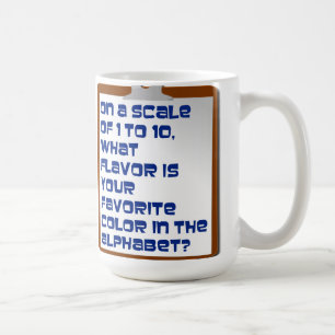Saveur de la tasse de l'alphabet