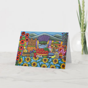 Saveurs de carte de voeux de la Provence par Lisa