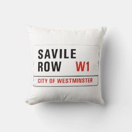 Savile Reihe, London-Straßenschild Kissen