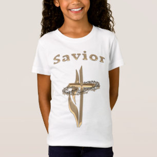 Savior Girls Christliche Cross T - Shirt