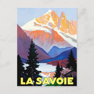 Savoie, Französische Alpen, Berge, Vintage Postkarte