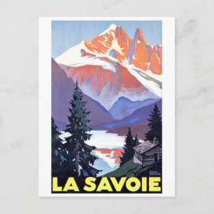 Savoie, Französische Alpen, Frankreich, Schneeberg Postkarte