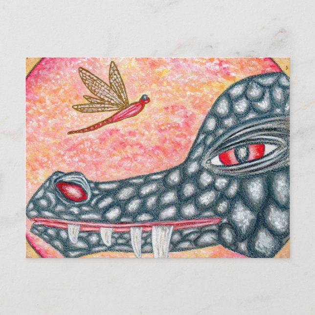 Savoir de dragon - carte postale (Devant)