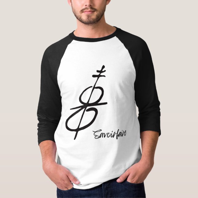 Savoir Faire 3/4 Sleeve Raglan T - Shirt (Vorderseite)