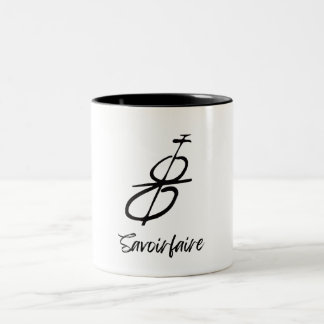 Savoir Faire Signature Two-Tone-Kaffee-Tasse Zweifarbige Tasse