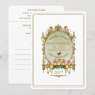 SAVONNERIE ~ Carte d'invitation
