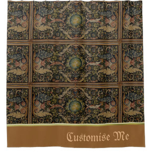 Savonnerie Teppich 1 (farbenreich) Duschvorhang