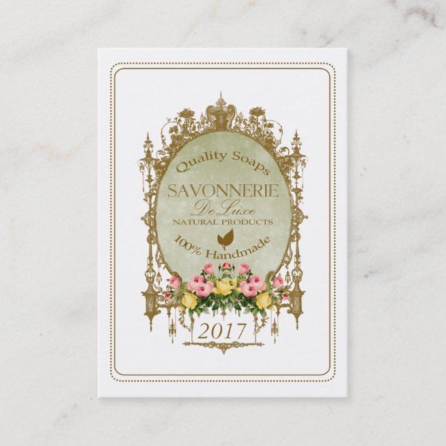 SAVONNERIE ~ Visitenkarte (Vorderseite)