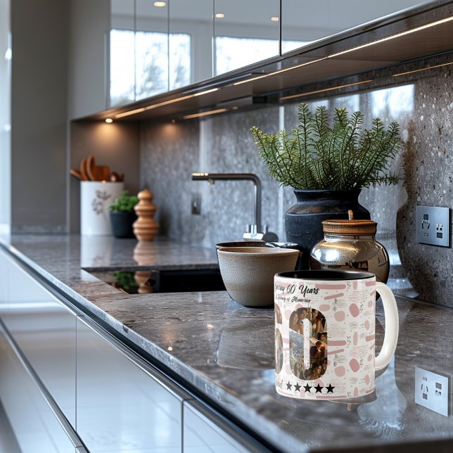 Savoring 60 Jahre Foto Collage Tasse - Individuell (Von Creator hochgeladen)