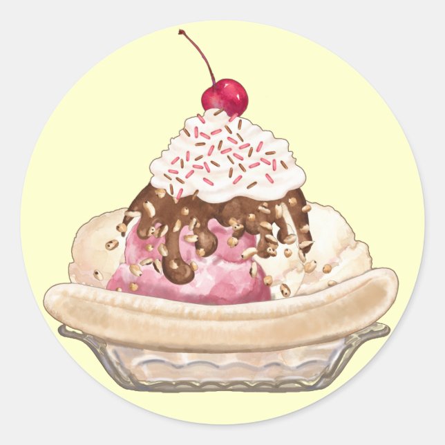 Savory Stickers - Ice Cream Sundae (Vorderseite)