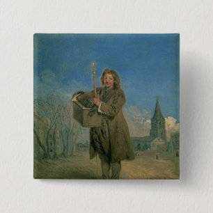Savoyard mit einem Murmeltier, 1715-16 Button