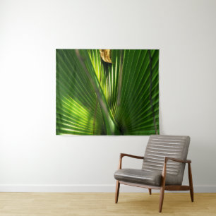 Saw Palmetto und Leaf Wandteppich