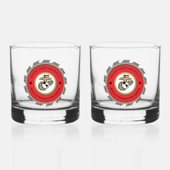 SAW Whiskey Glass Set Whiskyglas (Vorderseite)