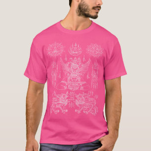 Sawadee Thai Traditioneller Sak Yant Thai Twin Tig T-Shirt