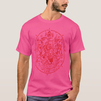 Sawadee Thai Traditioneller Sak Yant Thai Twin Tig T-Shirt