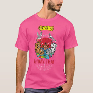 Sawadee Thai Traditioneller Sak Yant Thai Twin Tig T-Shirt