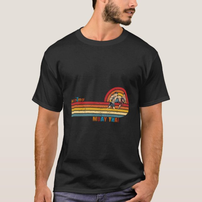 Sawadee Thai Traditioneller Sak Yant Thai Twin Tig T-Shirt (Vorderseite)