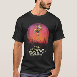 Sawadee Thai Traditioneller Sak Yant Thai Twin Tig T-Shirt