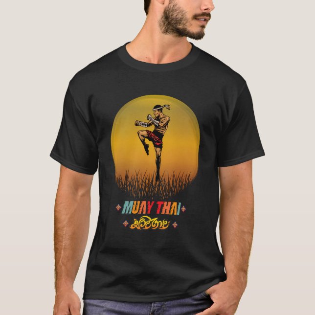 Sawadee Thai Traditioneller Sak Yant Thai Twin Tig T-Shirt (Vorderseite)