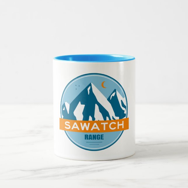 Sawatch Range Colorado Zweifarbige Tasse (Mittel)