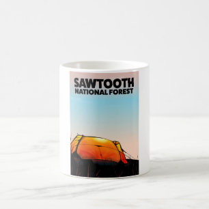 Sawtooth National Forest Reiseplakat Verwandlungstasse