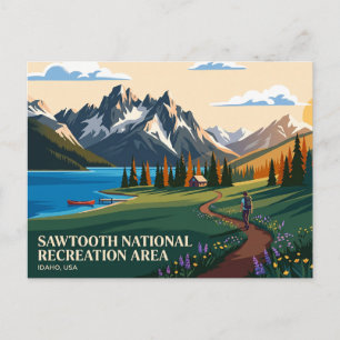Sawtooth National Recreation Area USA Postkarte
