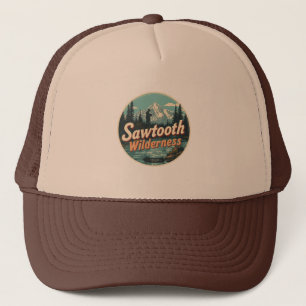 Sawtooth Wilderness Idaho Bergwandern Alpin Truckerkappe
