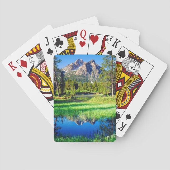 Sawtooth-Wildnis Spielkarten (Rückseite)