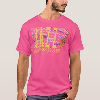Sax Players Jazz ist mein Jam Saxophon Cool Jazz M T-Shirt