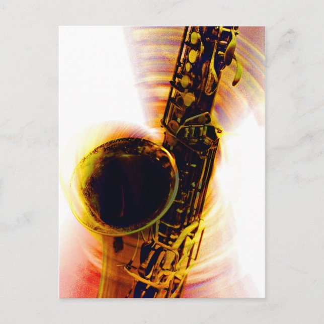 Sax Spin 1 Postkarte (Vorderseite)