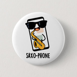 Saxo-phone Lustige Handyscherze Button
