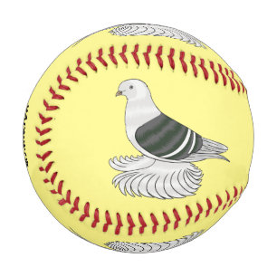 Saxon Shield Taube Cartoon Baseball