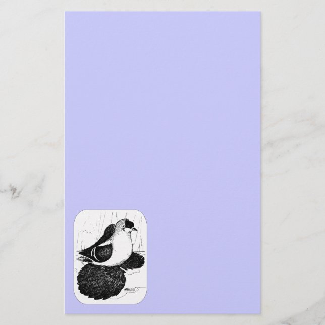 Saxon Swallow Taube 1978 Briefpapier (Vorderseite)