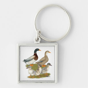 Saxony Duck Family Schlüsselanhänger
