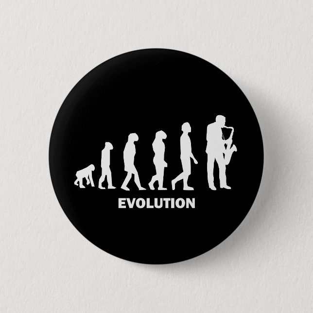 Saxophon Button (Vorderseite)