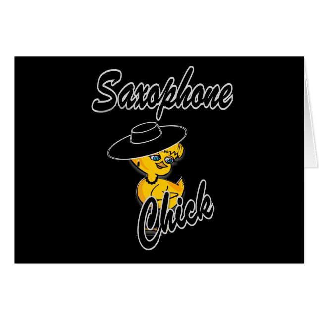 Saxophon Chick #4 (Vorderseite (Horizontal))