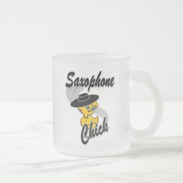 Saxophon Chick #4 Mattglastasse (Rechts)